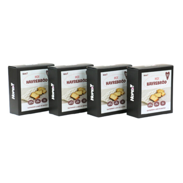 Hoper - glutenfri brödmix 4-pack