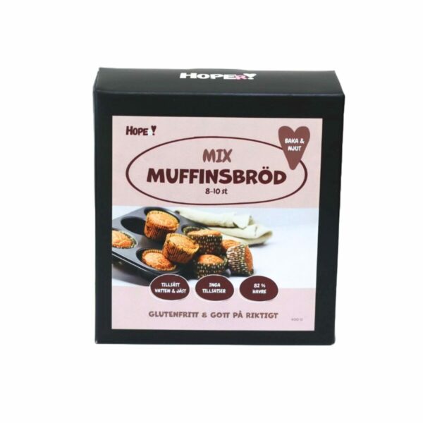 Hoper - Glutenfri muffinsmix 1-pack